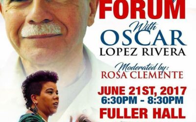 Community Forum with Oscar Lopez Rivera – Moderated by Rosa Clemente